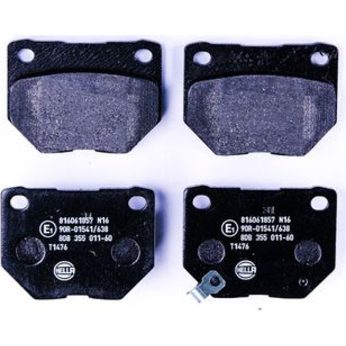 Hella 8DB 355 011-601 Bremsbelagsatz, Scheibenbremse