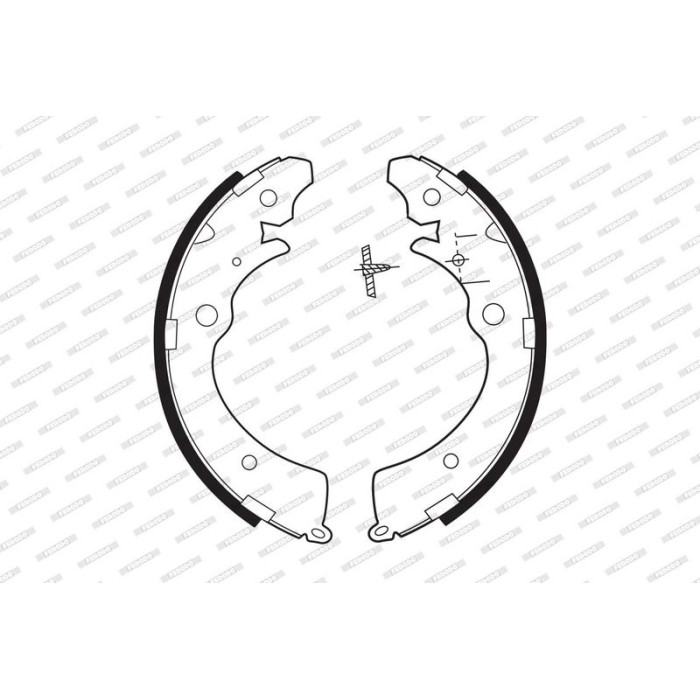 Ferodo FSB318 Bremsbackensatz PREMIER Ferodo FSB318 Bremsbackensatz PREMIER