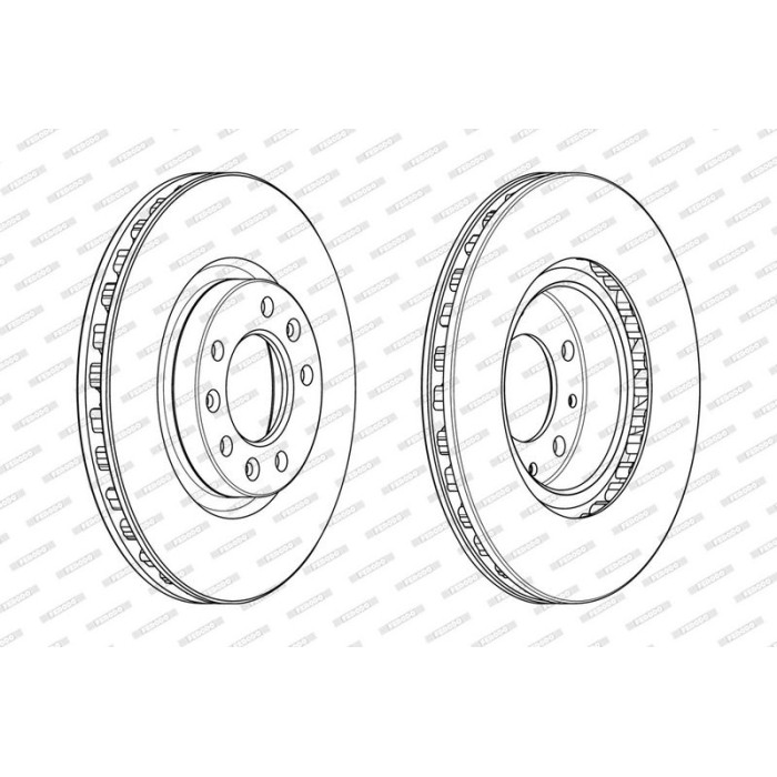 Ferodo DDF2401C-1 Bremsscheibe PREMIER Ferodo DDF2401C-1 Bremsscheibe PREMIER