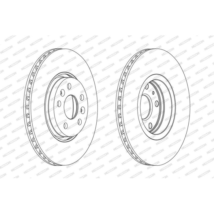 Bremsscheibe DDF2265-1