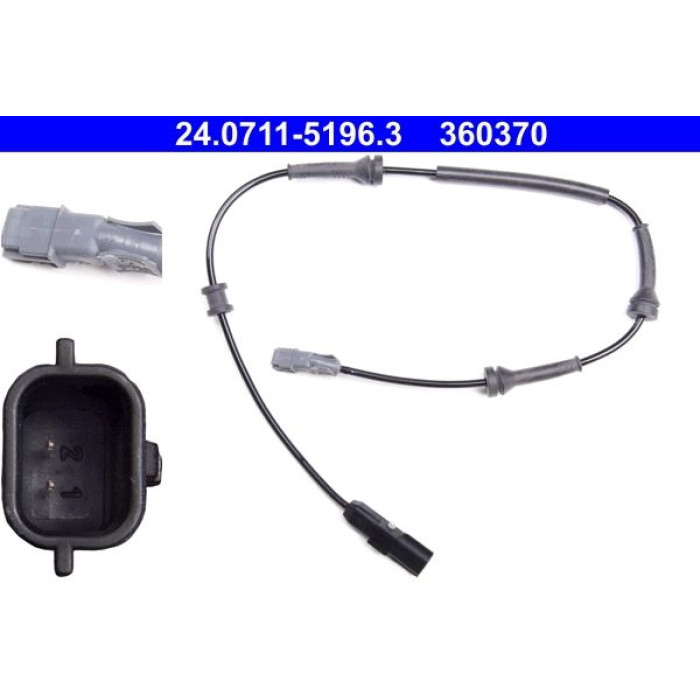 Sensor, Raddrehzahl 24.0711-5196.3