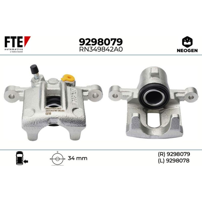 FTE 9298079 Bremssattel NEOGEN FTE 9298079 Bremssattel NEOGEN