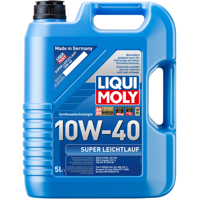 Liqui Moly 1301 Super Leichtlauf 10W-40 Motoröl 5l
