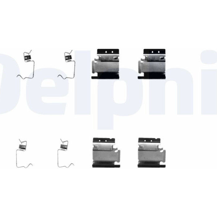 Delphi LX0313 Zubehörsatz, Scheibenbremsbelag Delphi LX0313 Zubehörsatz, Scheibenbremsbelag