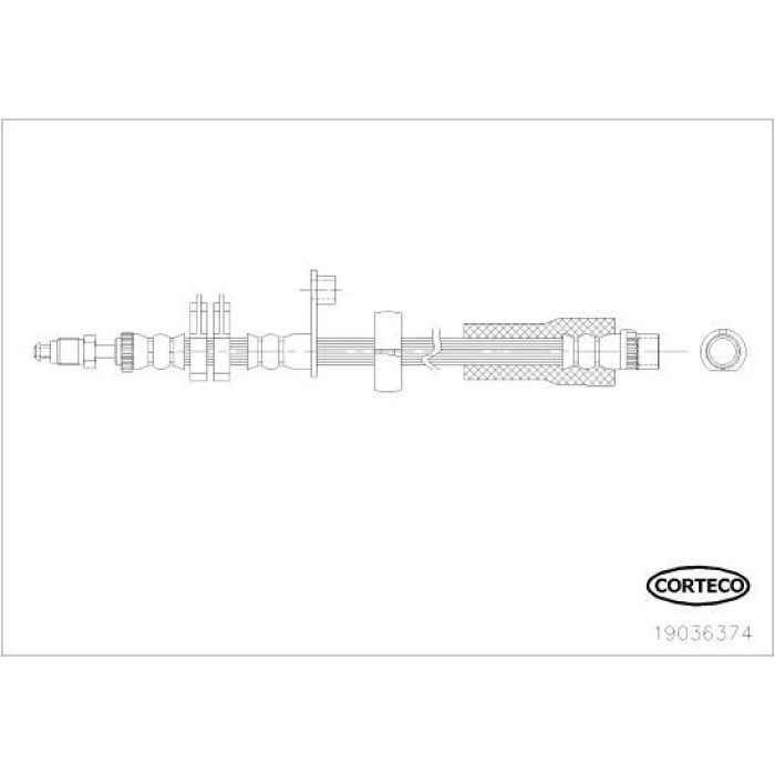 Corteco 19036374 Bremsschlauch