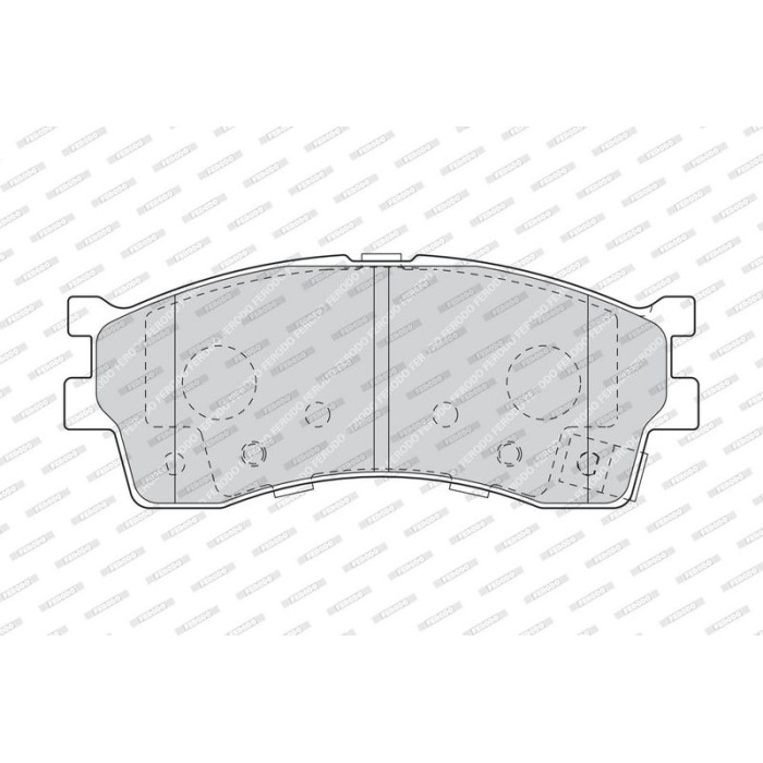 Ferodo FDB1602 Bremsbelagsatz, Scheibenbremse PREMIER ECO FRICTION Ferodo FDB1602 Bremsbelagsatz, Scheibenbremse PREMIER ECO FRICTION