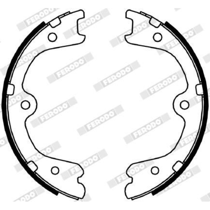 Ferodo FSB4054 Bremsbackensatz, Feststellbremse PREMIER