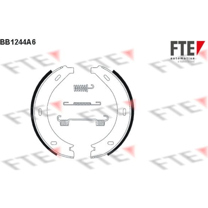 FTE 9100048 Bremsbackensatz, Feststellbremse FTE 9100048 Bremsbackensatz, Feststellbremse