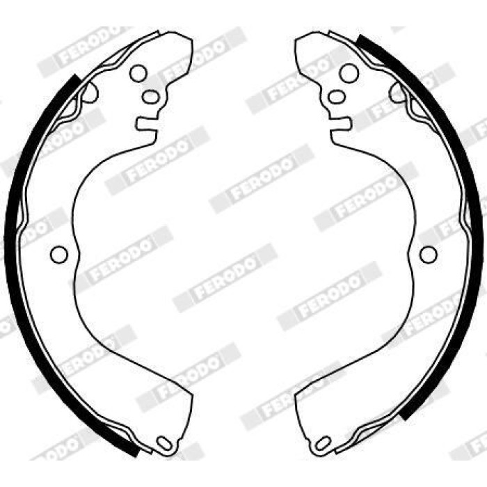 Ferodo FSB638 Bremsbackensatz PREMIER Ferodo FSB638 Bremsbackensatz PREMIER