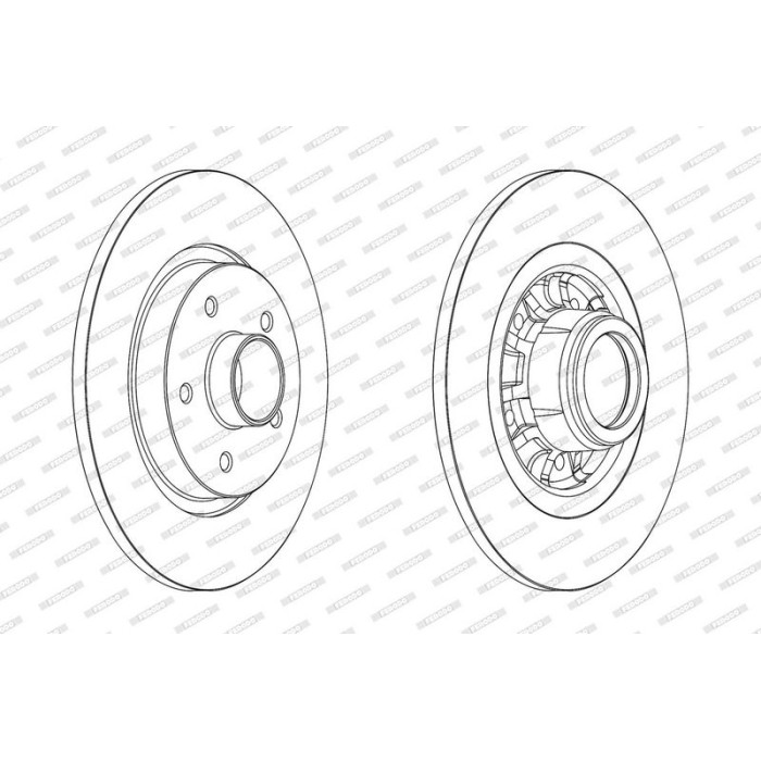 Bremsscheibe DDF1734-1 Bremsscheibe DDF1734-1