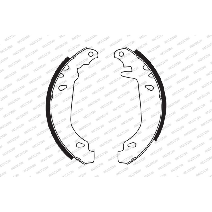 Ferodo FSB337 Bremsbackensatz PREMIER Ferodo FSB337 Bremsbackensatz PREMIER