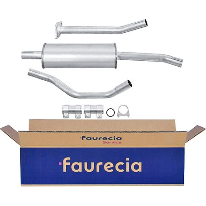 Hella 8LC 366 025-441 Mittelschalldämpfer Easy2Fit – PARTNERED with Faurecia