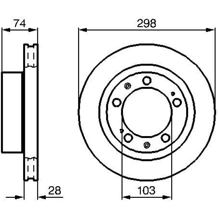 Bremsscheibe 0 986 478 418 Bremsscheibe 0 986 478 418