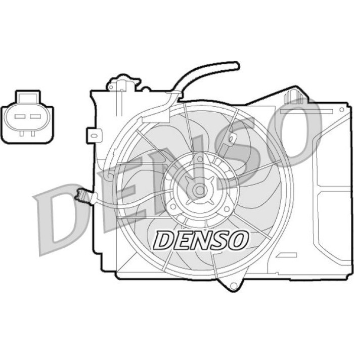 Denso DER50001 Lüfter, Motorkühlung