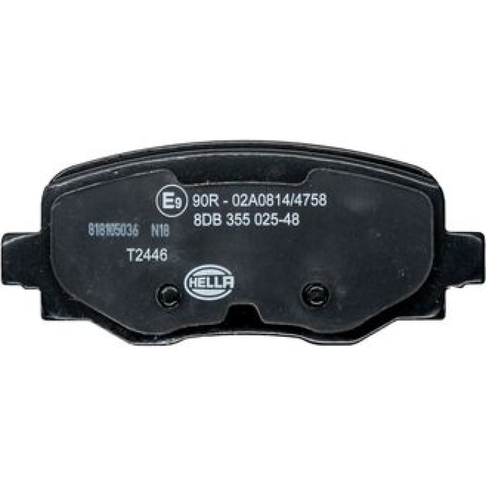 Hella 8DB 355 025-481 Bremsbelagsatz, Scheibenbremse