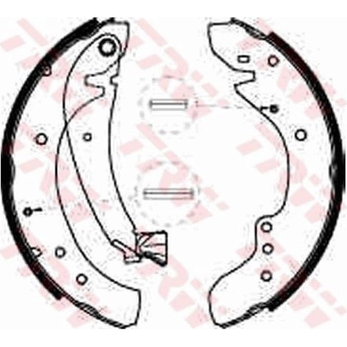 TRW GS8545 Bremsbackensatz TRW GS8545 Bremsbackensatz