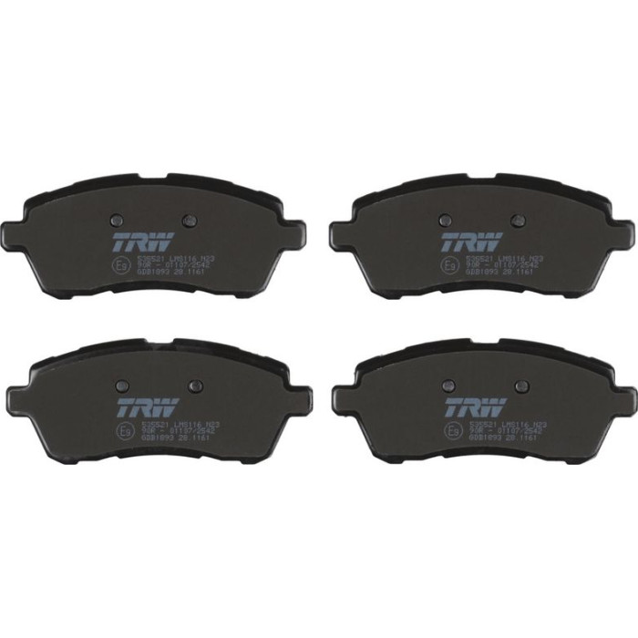 TRW GDB1893 Bremsbelagsatz, Scheibenbremse COTEC TRW GDB1893 Bremsbelagsatz, Scheibenbremse COTEC
