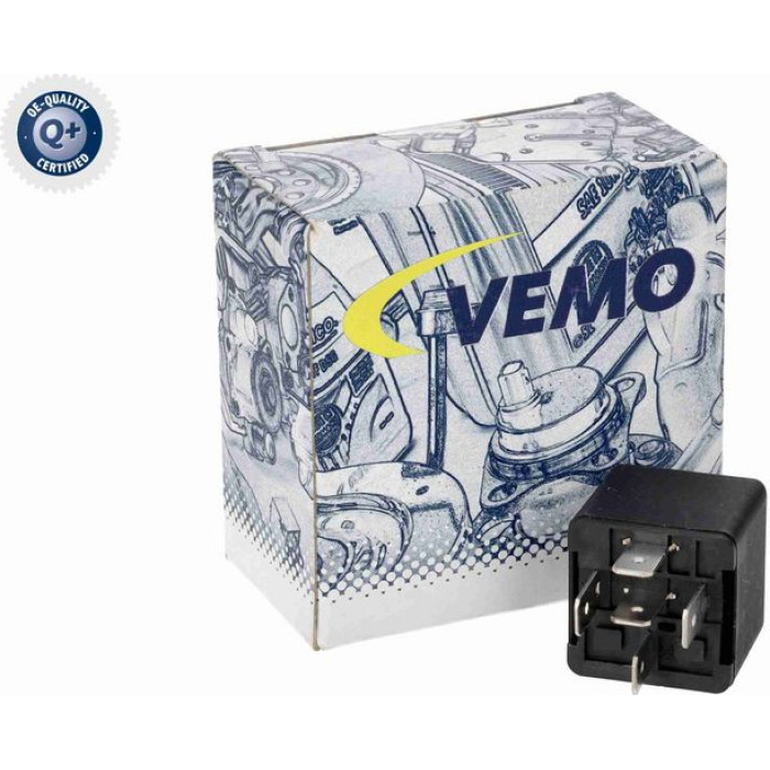 Vemo V30-71-0036 Relais, Kraftstoffpumpe Q+, Erstausrüsterqualität