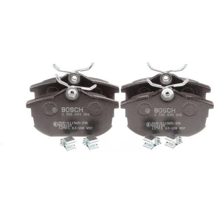 BOSCH 0 986 494 506 Bremsbelagsatz, Scheibenbremse BOSCH 0 986 494 506 Bremsbelagsatz, Scheibenbremse