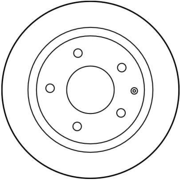 TRW DF2705 Bremsscheibe