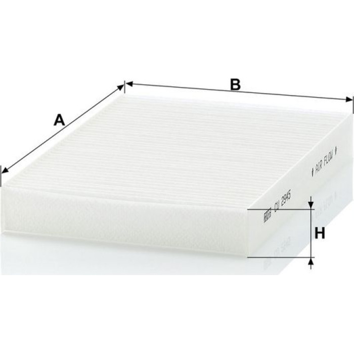 MANN-FILTER CU 2945 Innenraumfilter, Partikelfilter MANN-FILTER CU 2945 Innenraumfilter, Partikelfilter