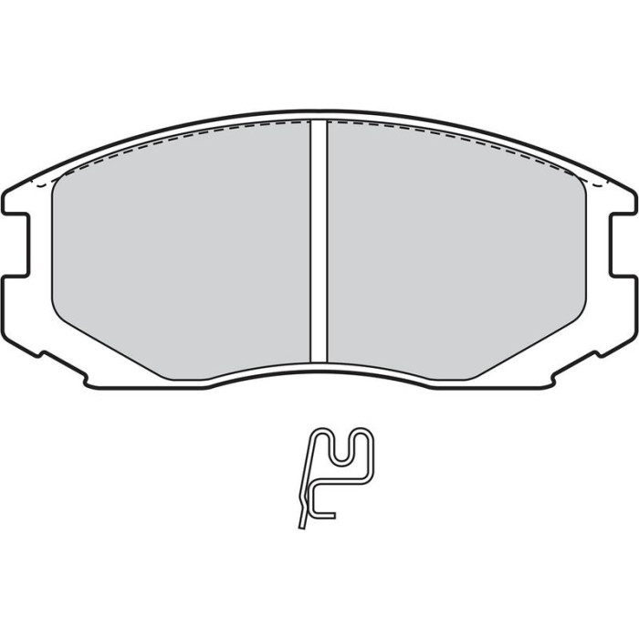 Valeo 601517 Bremsbelagsatz, Scheibenbremse