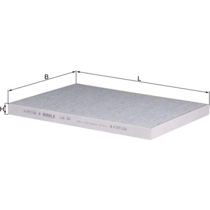 Knecht LAK 64 Filter, Innenraumluft Knecht LAK 64 Filter, Innenraumluft