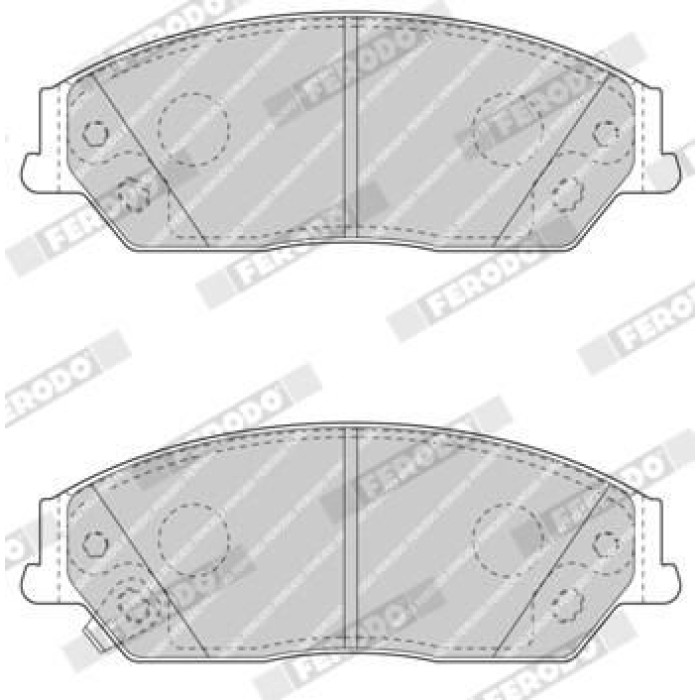 Ferodo FDB4443 Bremsbelagsatz, Scheibenbremse PREMIER ECO FRICTION Ferodo FDB4443 Bremsbelagsatz, Scheibenbremse PREMIER ECO FRICTION