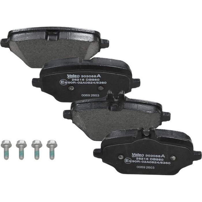 Valeo 303058A Bremsbelagsatz, Scheibenbremse EXPERT Valeo 303058A Bremsbelagsatz, Scheibenbremse EXPERT