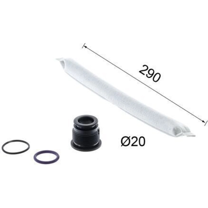 Mahle AD 93 000P Trockner, Klimaanlage BEHR Premium Line Mahle AD 93 000P Trockner, Klimaanlage BEHR Premium Line
