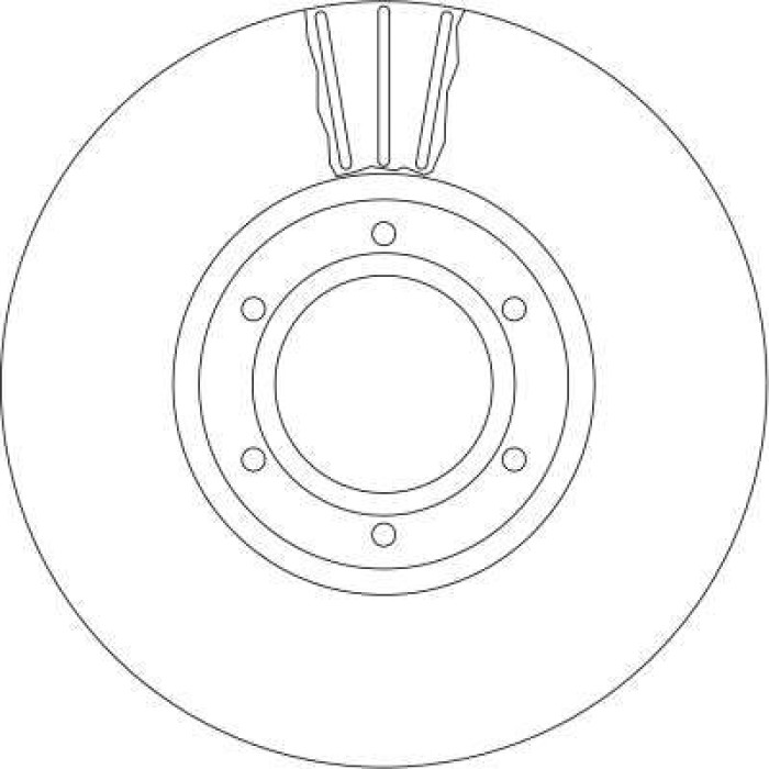 TRW DF4111 Bremsscheibe TRW DF4111 Bremsscheibe