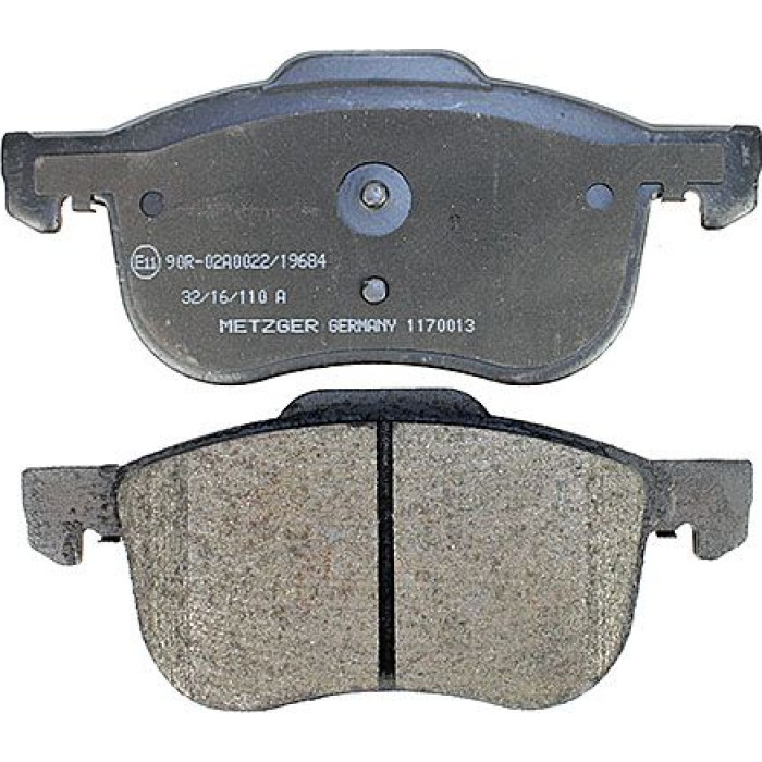 Metzger 1170013 Bremsbelagsatz, Scheibenbremse