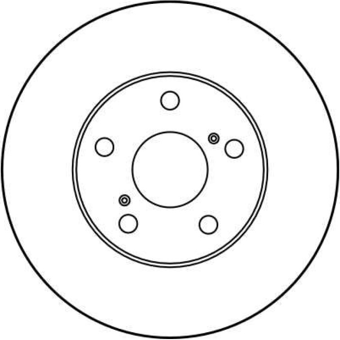 TRW DF2744 Bremsscheibe
