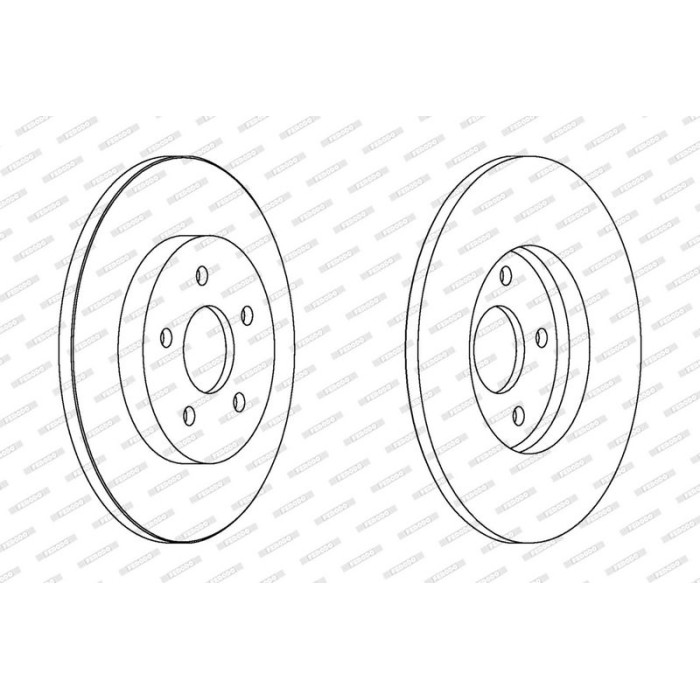 Ferodo DDF1126C Bremsscheibe PREMIER Coat+ disc Ferodo DDF1126C Bremsscheibe PREMIER Coat+ disc