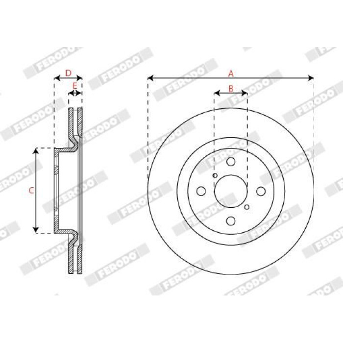 Bremsscheibe DDF2851C Bremsscheibe DDF2851C