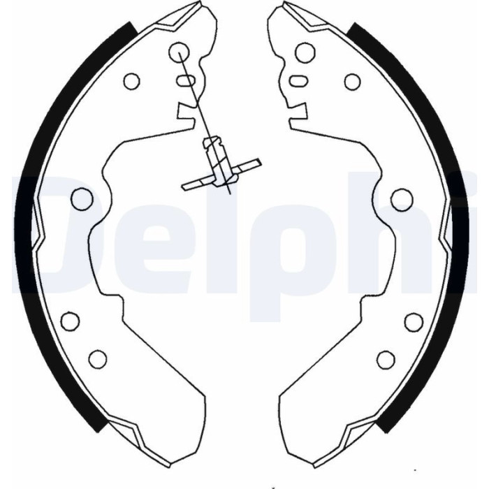 Delphi LS1687 Bremsbackensatz