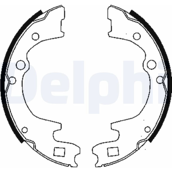 Delphi LS1477 Bremsbackensatz Delphi LS1477 Bremsbackensatz