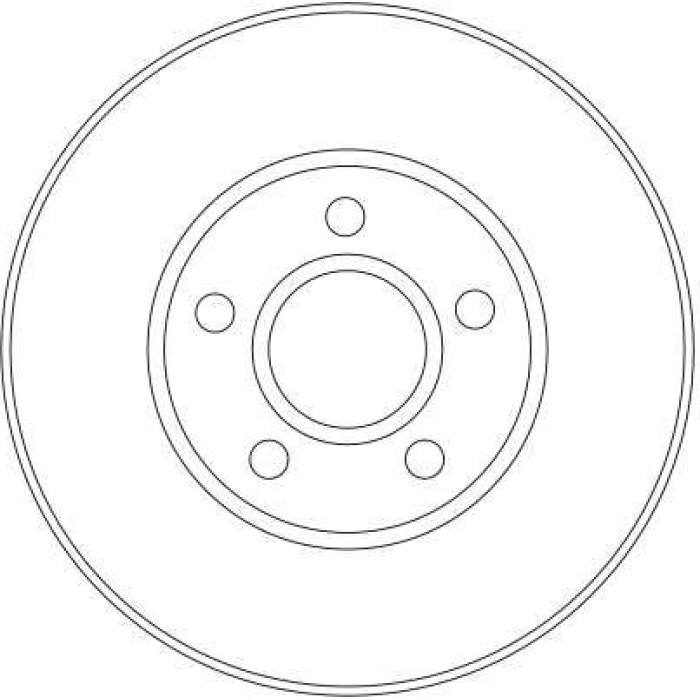 TRW DF4277 Bremsscheibe TRW DF4277 Bremsscheibe