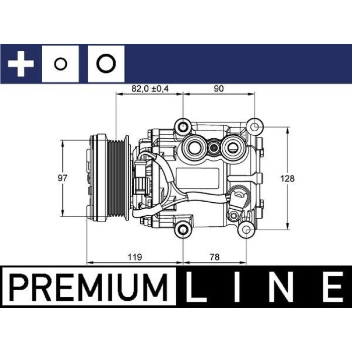 Mahle ACP 22 000P Kompressor, Klimaanlage BEHR Premium Line Mahle ACP 22 000P Kompressor, Klimaanlage BEHR Premium Line