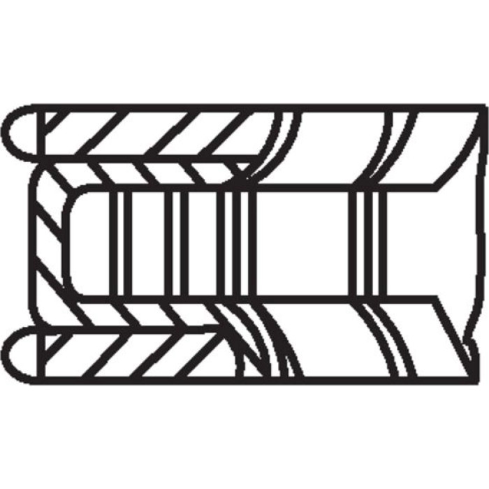Mahle 082 78 N0 Kolbenringsatz Mahle 082 78 N0 Kolbenringsatz