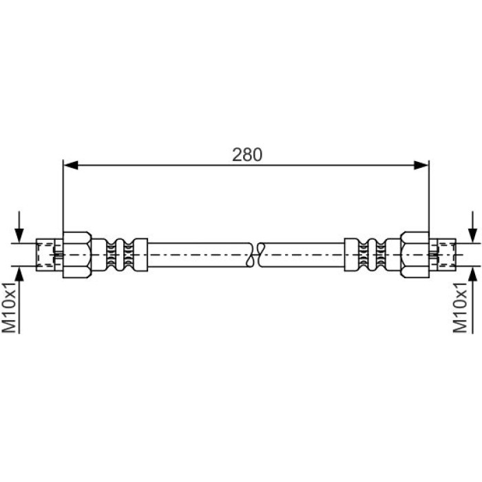 BOSCH 1 987 476 234 Bremsschlauch