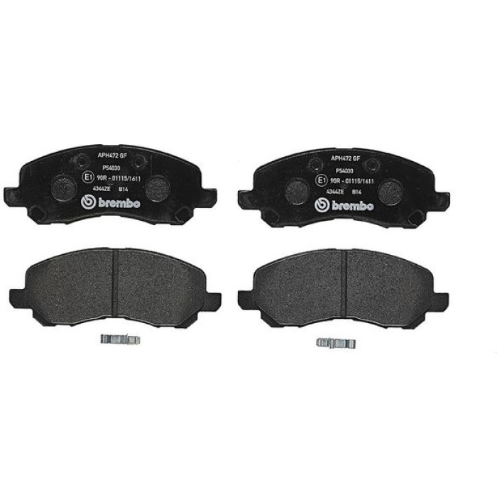 Brembo P 54 030 Bremsbelagsatz, Scheibenbremse PRIME LINE