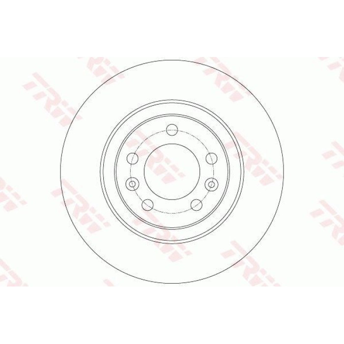 TRW DF6134 Bremsscheibe TRW DF6134 Bremsscheibe