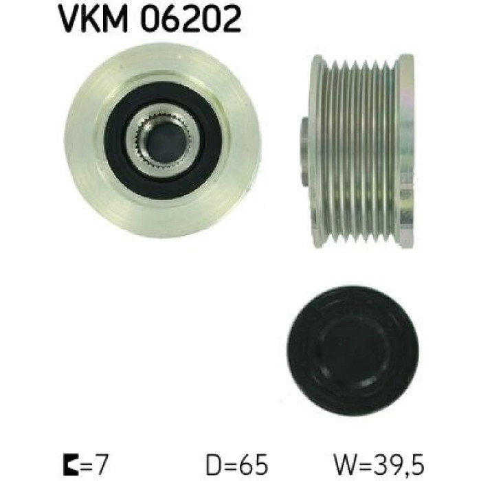 SKF VKM 06202 Generatorfreilauf SKF VKM 06202 Generatorfreilauf