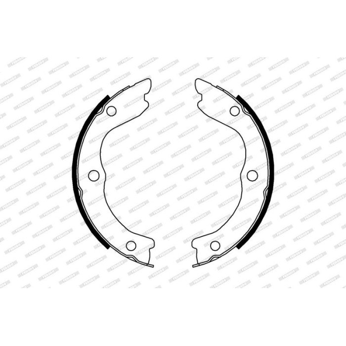 Ferodo FSB4004 Bremsbackensatz, Feststellbremse PREMIER Ferodo FSB4004 Bremsbackensatz, Feststellbremse PREMIER