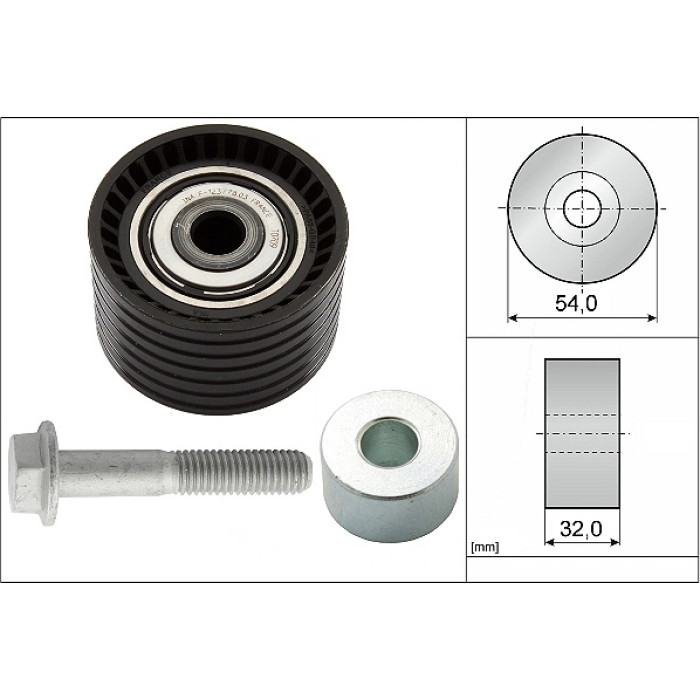 INA 532 0654 10 Umlenkrolle/Führungsrolle, Zahnriemen INA 532 0654 10 Umlenkrolle/Führungsrolle, Zahnriemen