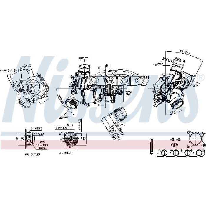 Nissens Turbolader 93194