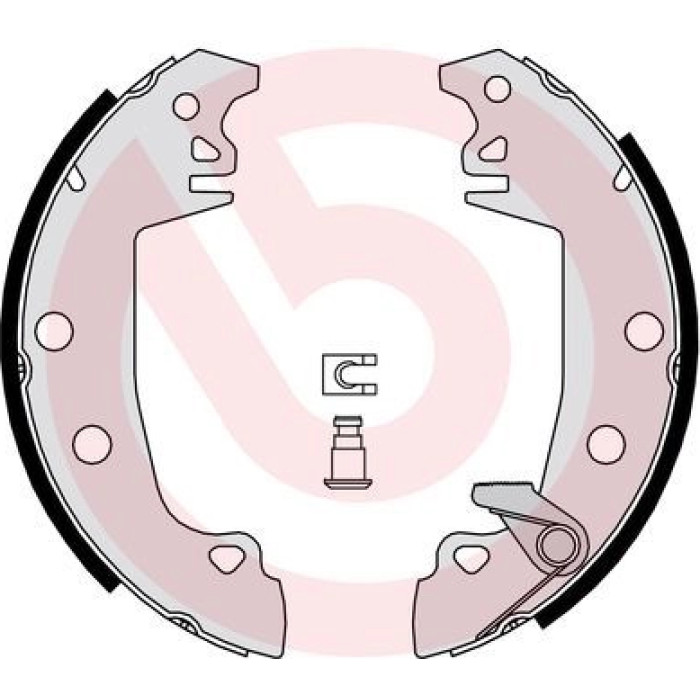 Brembo S 61 537 Bremsbackensatz ESSENTIAL LINE Brembo S 61 537 Bremsbackensatz ESSENTIAL LINE