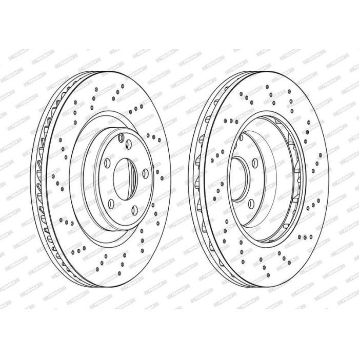 Ferodo DDF2030C-1 Bremsscheibe PREMIER Ferodo DDF2030C-1 Bremsscheibe PREMIER