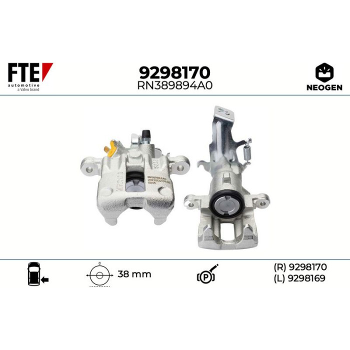 FTE 9298170 Bremssattel NEOGEN FTE 9298170 Bremssattel NEOGEN